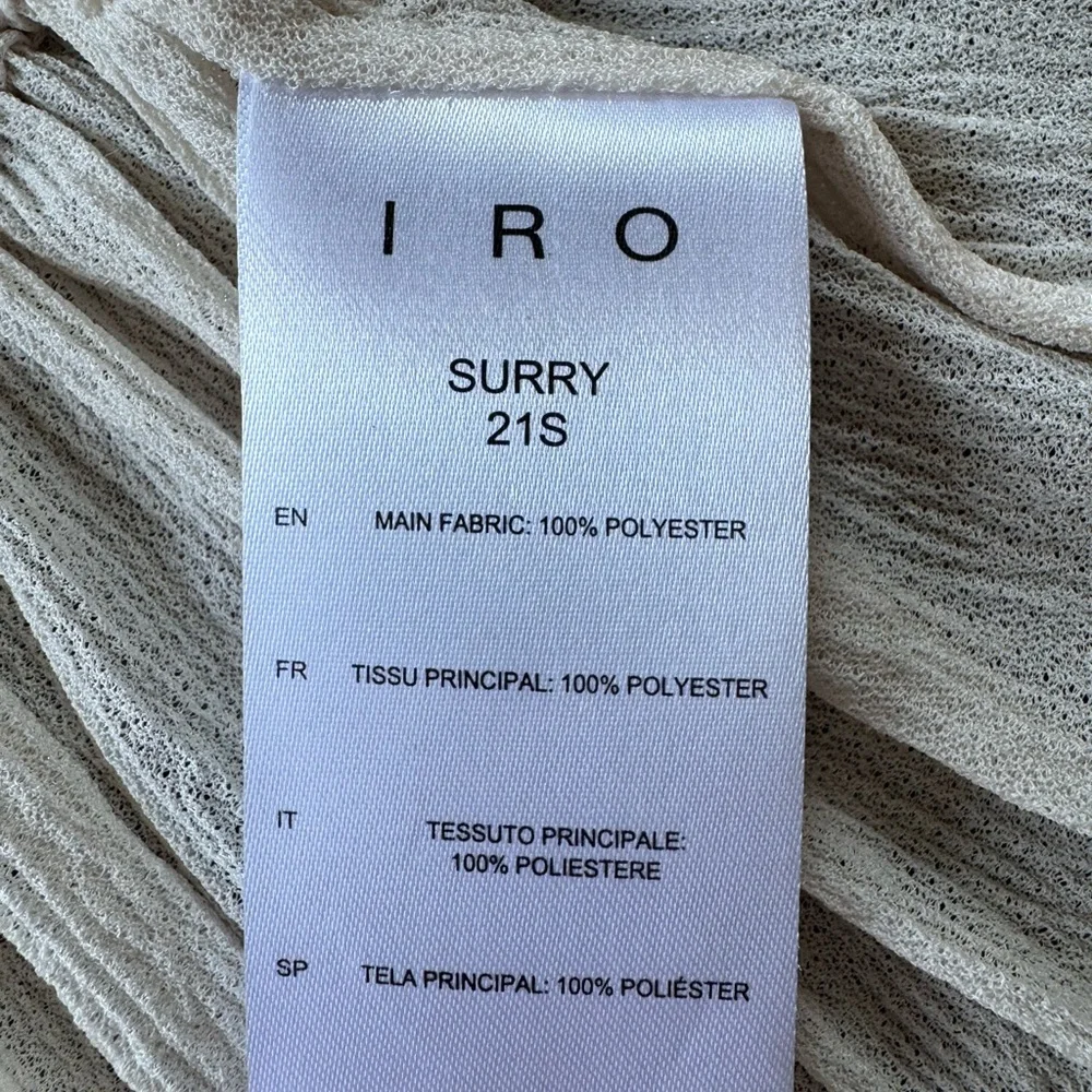 IRO Paris Surry Ruched Camisole Size 36 (US 4) - Picture 12 of 16